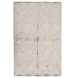 Damask Area Rug in Beige