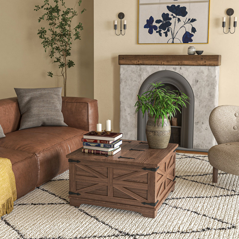 Table basse Caelah, Brun, Brun