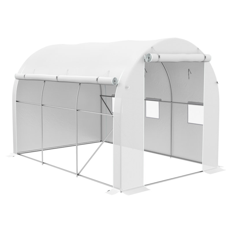 Chariya 6 Ft W x 9.5 Ft D Greenhouse