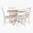 Roane 5 - Piece Extendable Dining Set with Round Extendable Dining Table and 4 Upholstered Dining Chairs-2124763684-2124763685-2124763682