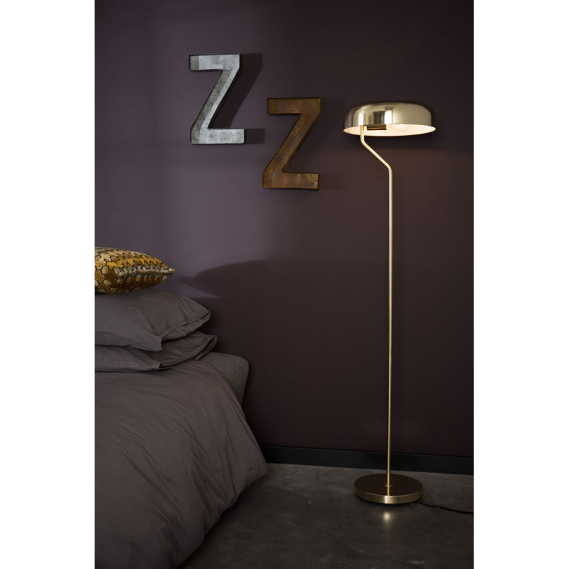 Lampe de travail sur pied 51 "Eclipse, Laiton, Laiton