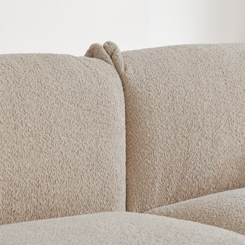 Anarii 85" Oversized Cloud Couch Curved Modern Sofa