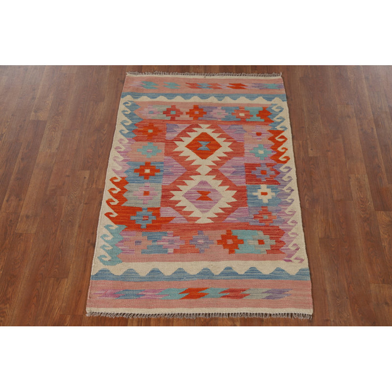 Tapis décoratif South Western Kilim 3 x 4