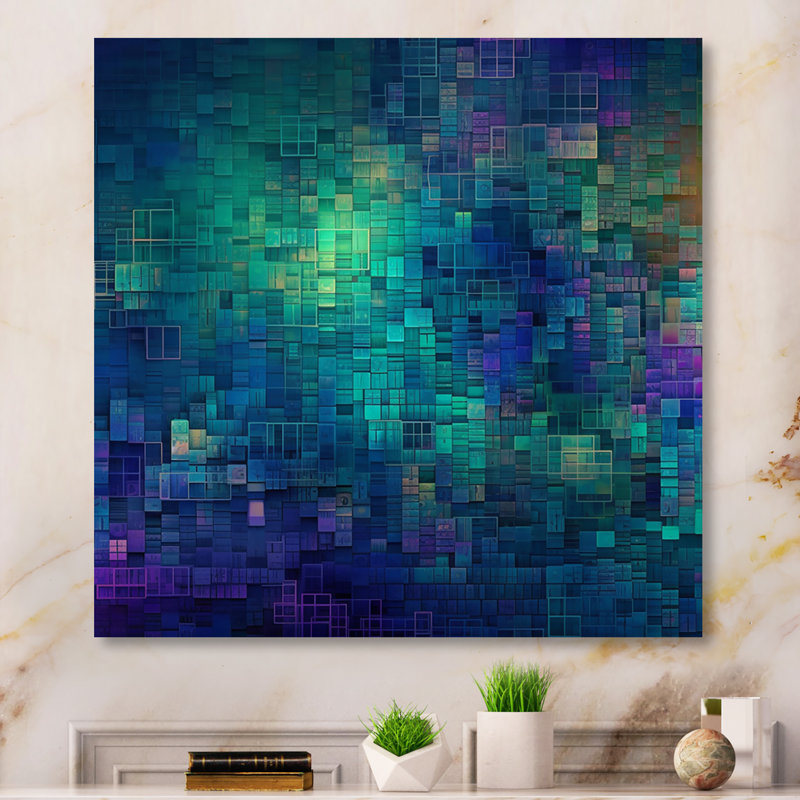 Matrice II sur toile, Toile tendue, L 30 po x H 30 po
