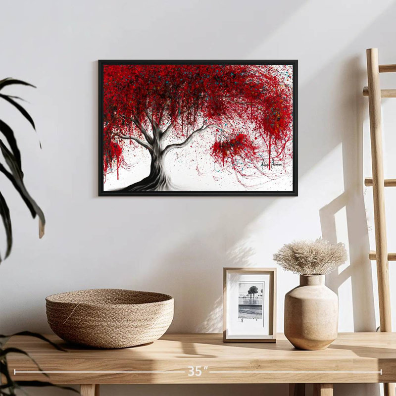 Arbre s'embrassant Harnek Magenta, H 13 po x l 19 po