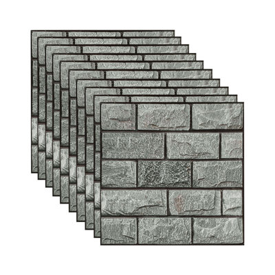 10Pcs Self-Adhesive Wall Tile Stickers