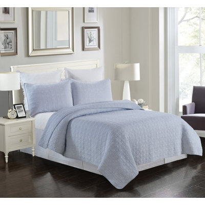 Ensemble de courtepointe en coton Stefanie