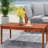Outdoor Coffee Table With Rustic Wood, Shade, 36.44" Wide, 21.09" Deep, 15.39" Tall In Style, Wood Construction, Color, X 15.39", Streamlined Appearance
