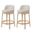 Tabouret de comptoir avec dossier ergonomique Elio-1508854535-1508854533