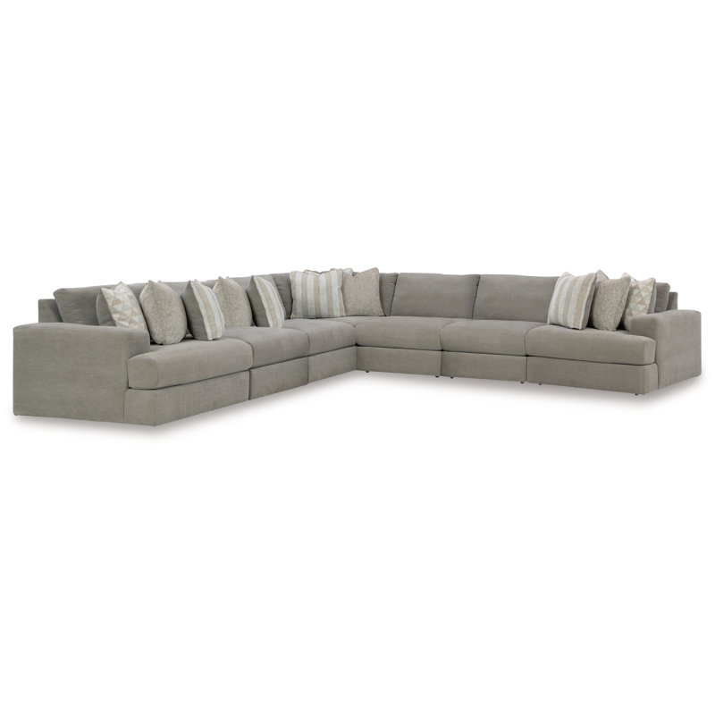 Canapé modulaire 5 pièces Avaliyah, H 37 po x l 159 po x P 160 po, Symétrique