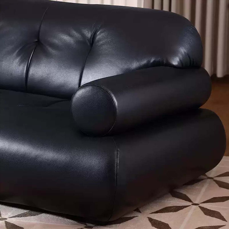 Canapé de style scandinave noir 104,33 pouces