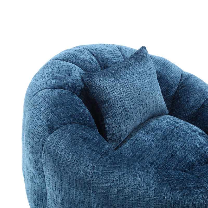 Modern Bean Bag Chairs, Peacock Blue
