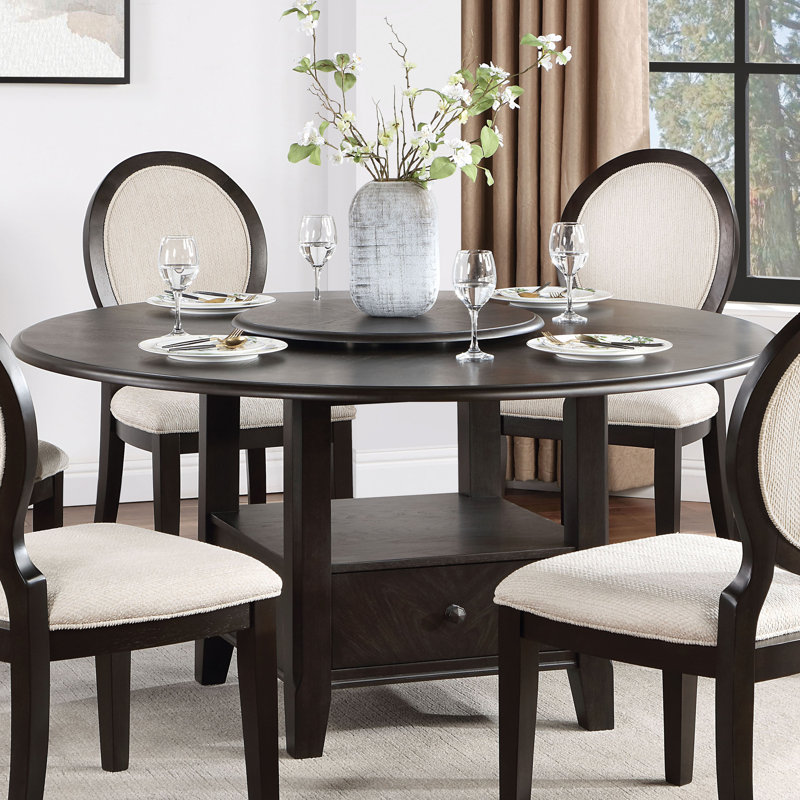 Faaija Solid Wood Base Dining Table