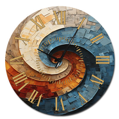 Horloge murale Collage