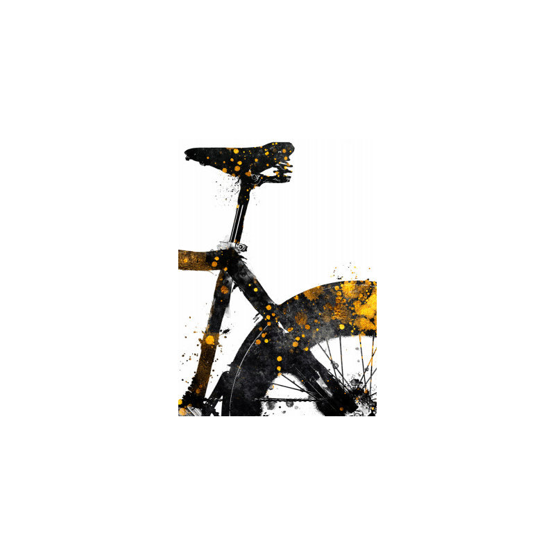 Cycling 4 gold, 60.96 cm H x 91.44 cm W