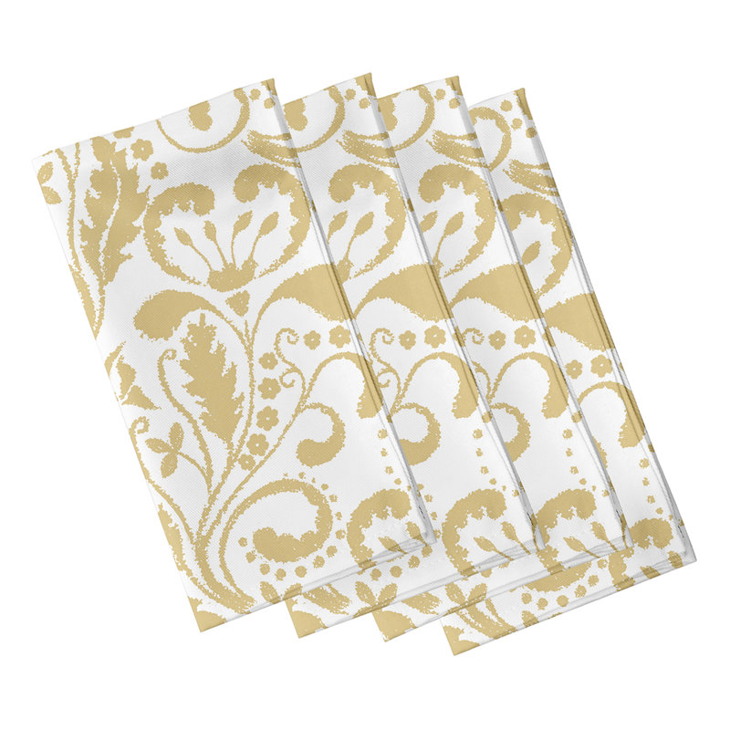 Ensemble de serviettes 4 pièces Rushton, Jaune