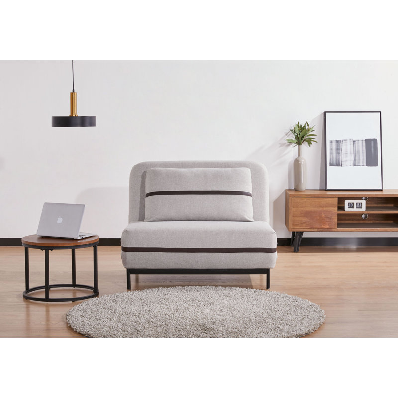 Novian 2 Seater Armless Sofa Bed
