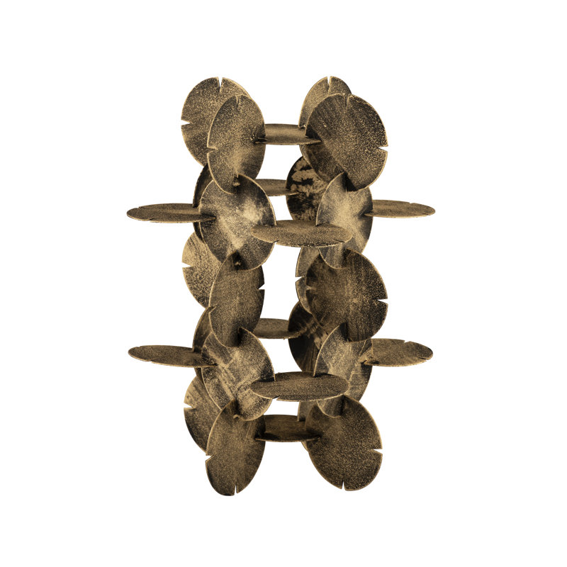 Sculpture en silex - laiton antique