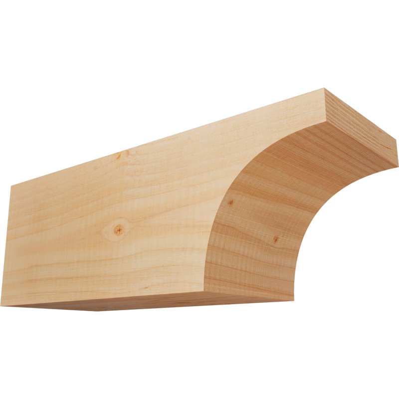 Queue de chevron lisse Huntington, Sapin de Douglas, H 6 po x l 5 1/2 po x L 16 po