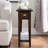 Solid + Manufactured Wood Narrow Chairside Table-301589553