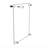 Fixturedisplays® Clear Sign Name Holder Plexiglass 3X6 6X3 Wallmount Poster Frame Standoff 119884-3*6