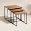 Outdoor Square Teak Side Table