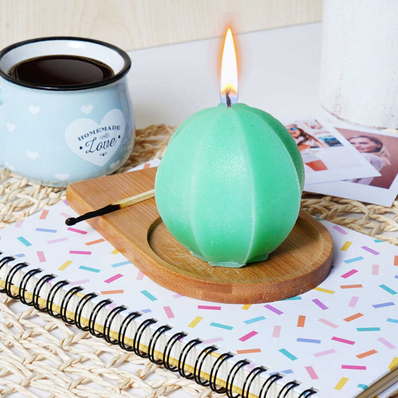 Scented Designer Candle, Green