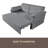 Convertible Pull-Out Queen Sleeper Sofa, 3-In-1 Sofa Bed With Side Storage & 8 Silent Casters, Thick Padded Chenille Loveseat For Living Room, Bedroom, Apartment-774365581