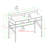 Lamarr Metal Base Writing Desk-971132592