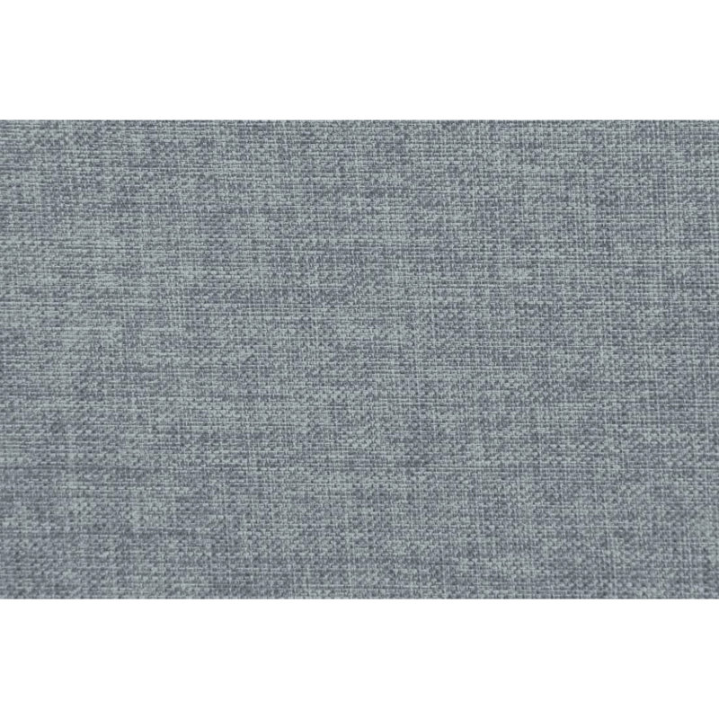 Canapé modulaire moderne en lin gris 6 pièces avec chaises en L