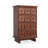 Dark-brown Solid + Manufactured Wood Accent Cabinet