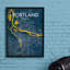 Portland City Map - No Frame Print-1791157406