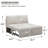 Armless Pullout Sleeper Sofa Module-1268347503