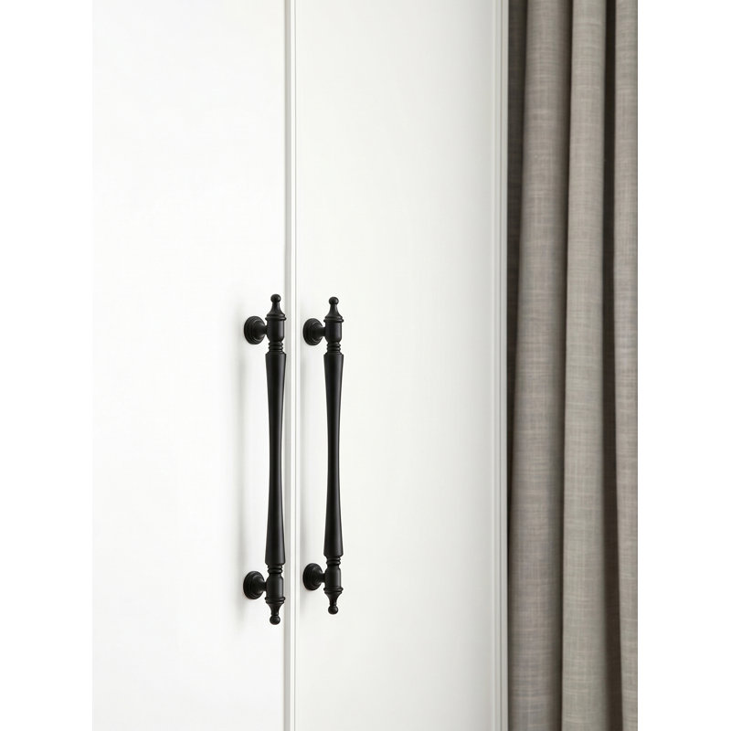 Ensemble de poignées de bar élégantes, 7.56", Noir