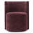 Upholstered Barrel Back Dining Chairs with Hidden Casters-512071403