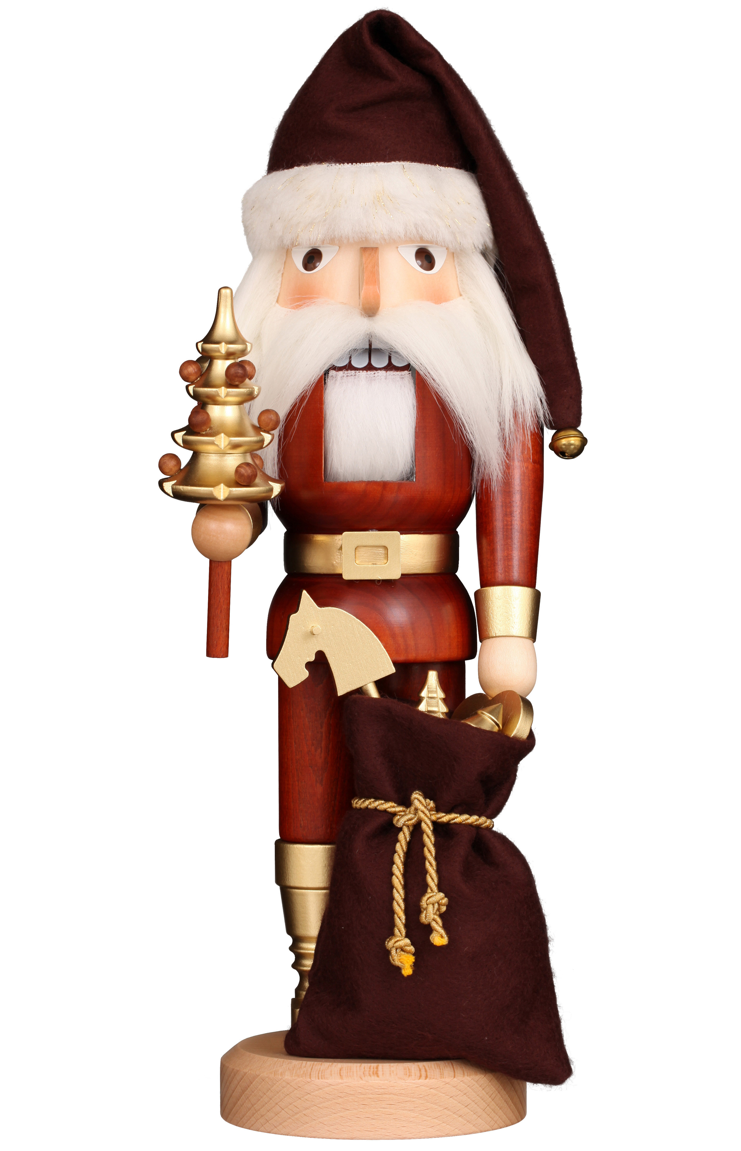 Christian Ulbricht Nutcracker Natural And Gold Santa Perigold