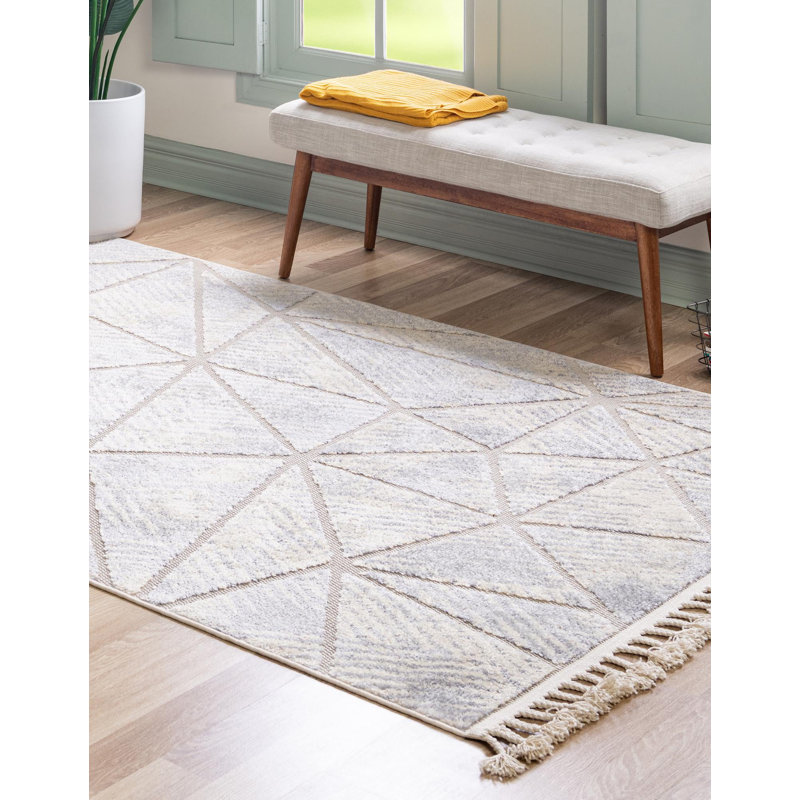 Flaxton Geometric Indoor Rug, Rectangle 7'10" x 10'