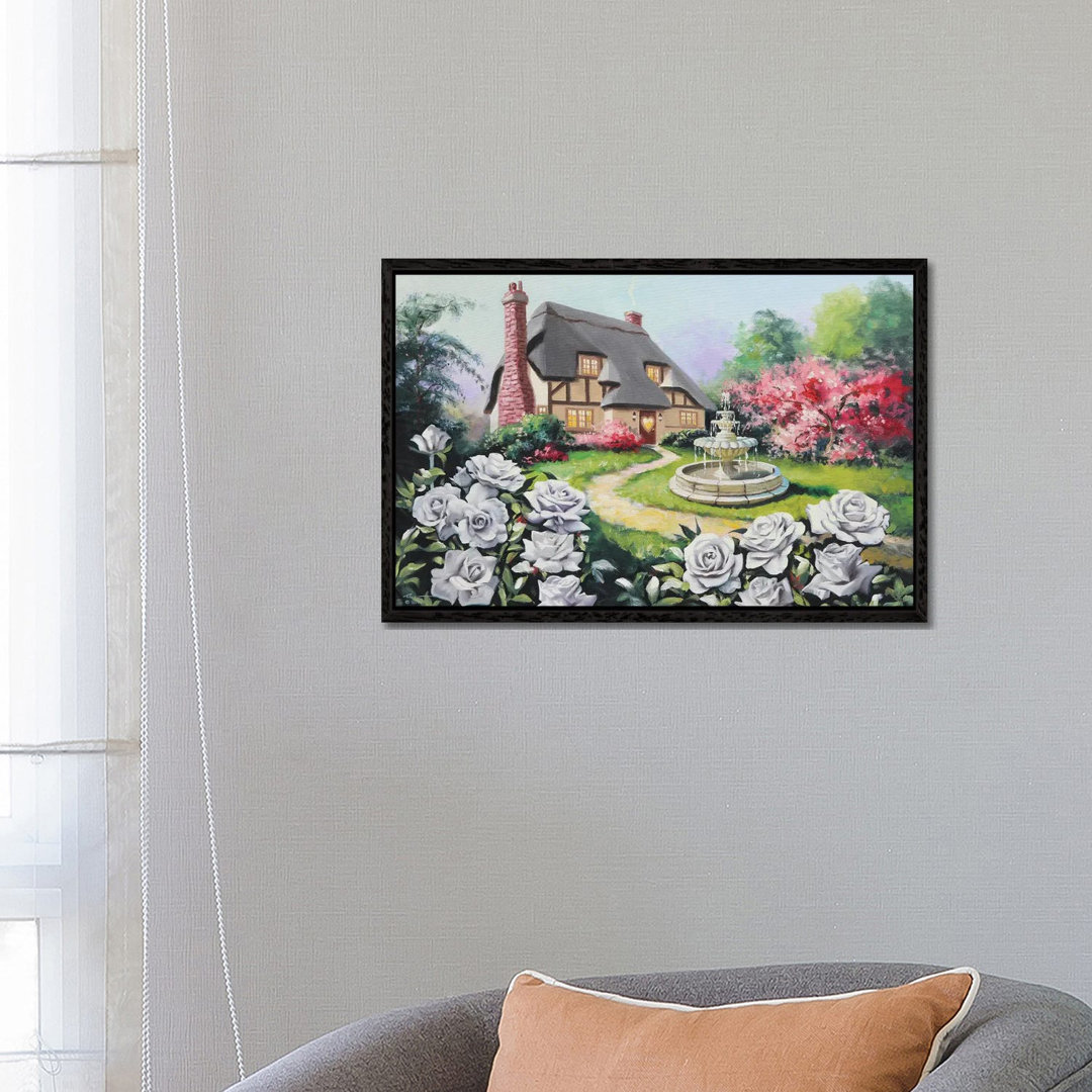 Rosebud Cottage von D. "Rusty" Rust - Gallery-Wrapped Canvas Giclée on Canvas