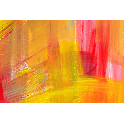 Bright Colorful Watercolor Background - Wrapped Canvas Painting