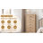 Arihana 53''H Vintage 6-Drawer Tall Dresser - Rustic Engineered Wood Chest with Fluted Detailing & Metal Handles, Space-Saving Vertical Design, Anti-Tip Kit Included, Multi-Functional Storage for Bedroom/Entryway