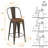 Burney Counter Stool with Metal Frame-5982476-5982472