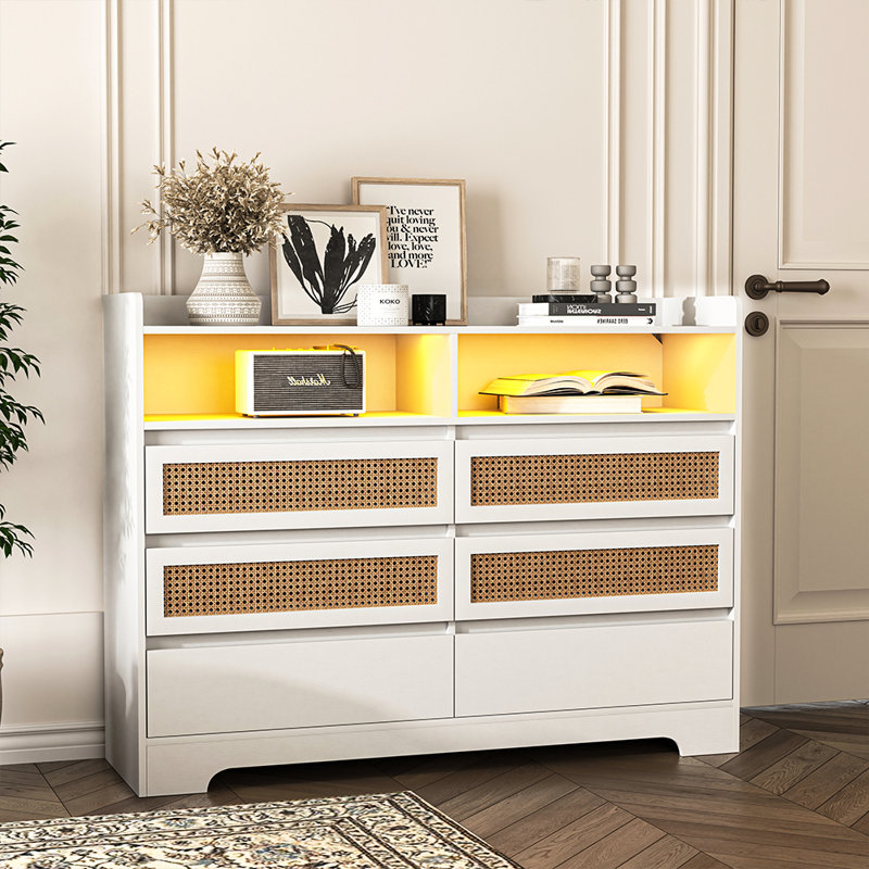 Commode d'appoint Cedell, H 38,5 po x l 47 po x P 15 po