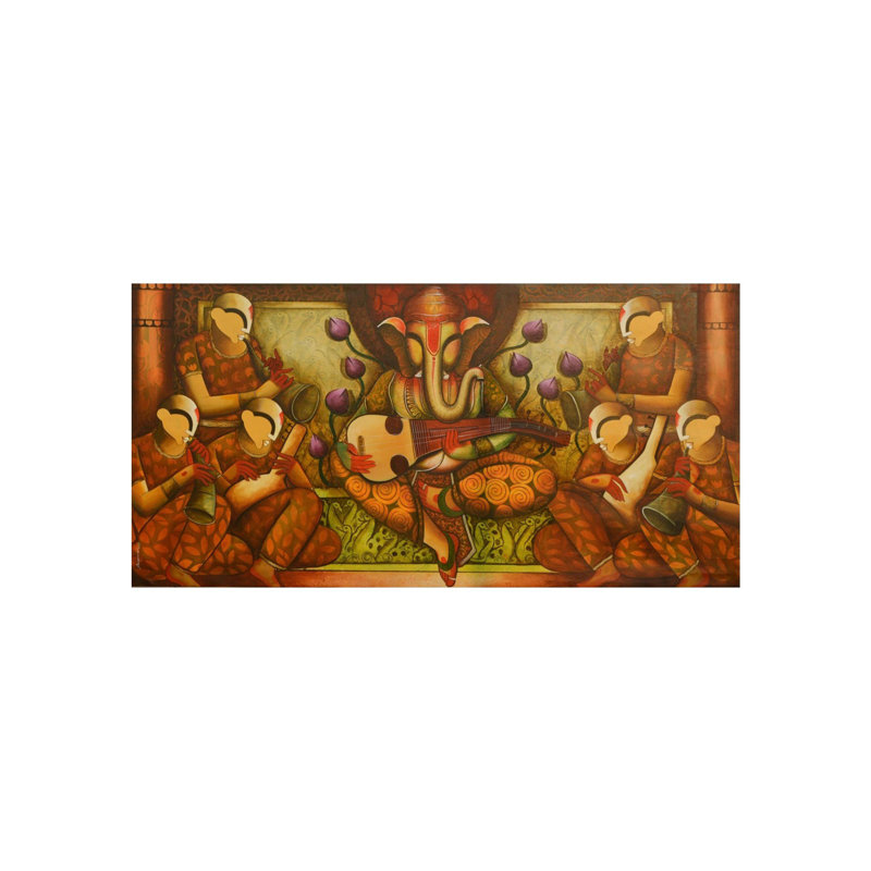 Melody Of The Divine | Acrylic On Canvas | By Anupam Pal