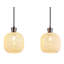Denetra 4 - Light Matte Black Geometric Pendant