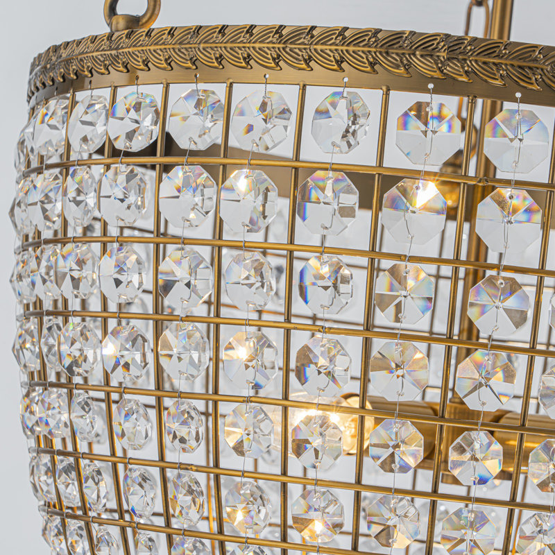 Lustre empire 4 lumières à intensité variable