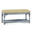 Summer Retreat Wicker Shelf Storage Bench-71425204-86505835