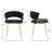 Modern And Stylish Dining Chair With Backrest And Armrests For Dining Room And Parlor Set Of 2-1905715067