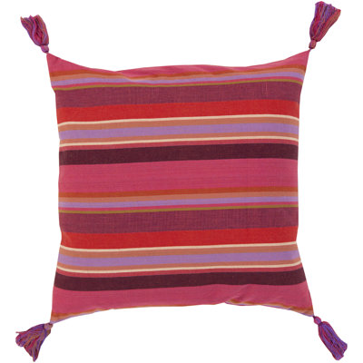 Stadda Striped Cotton Pillow Cover