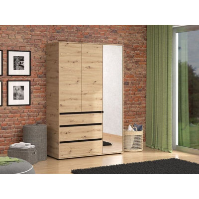 Solid + Manufactured Wood Wardrobe
