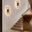 2-Light 40.5Cm Black LED Flush Mounted Sconce